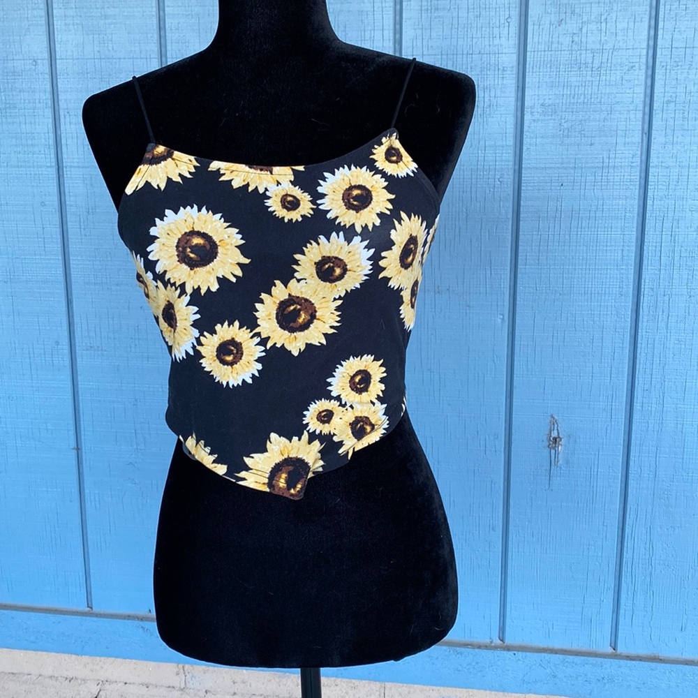 No Comment Sunflower Tank Top